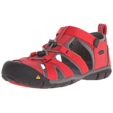 Sandalia Keen Seacamp II CNX Crianças Rojo