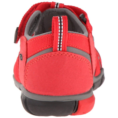 Sandalia Keen Seacamp II CNX Crianças Rojo