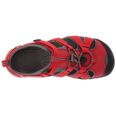 Sandalia Keen Seacamp II CNX Crianças Rojo