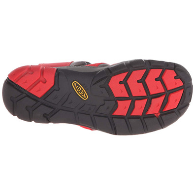 Sandalia Keen Seacamp II CNX Youth Rojo