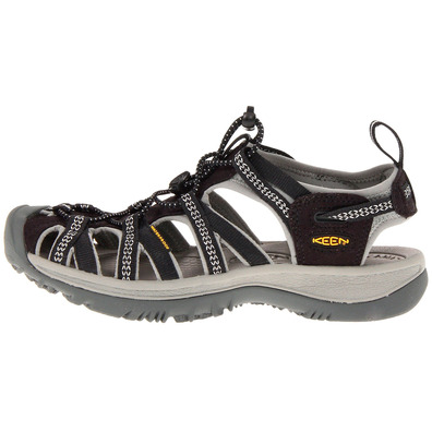 Sandalia Keen Whisper Negro / Gris