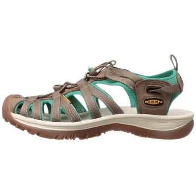 Keen Whisper W Sandal Marrom / Verde