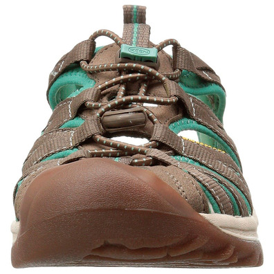 Keen Whisper W Sandal Marrom / Verde