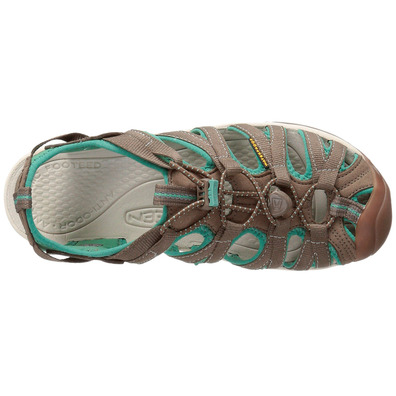 Keen Whisper W Sandal Marrom / Verde