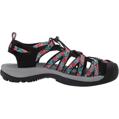 Sandalia Keen Whisper W Negro / Azul / Coral