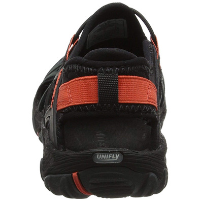 Sandalia Merrell All Out Blaze Sieve W Verde / Negro / Coral