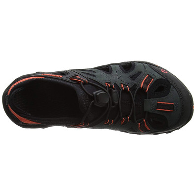 Sandalia Merrell All Out Blaze Sieve W Verde / Negro / Coral