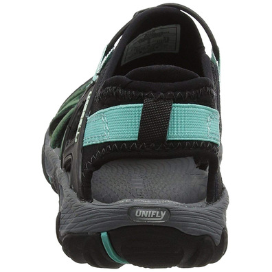 Sandalia Merrell All Out Blaze Sieve W Verde / Turquesa