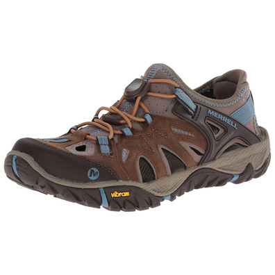 Sandalia Merrell Allout Blaze Sieve W Marrón / Mostaza