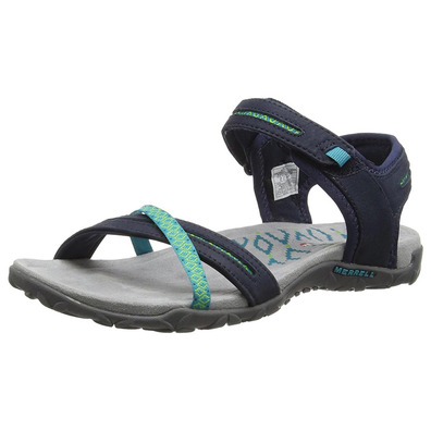 Sandalia Merrell Terran Cross II Marino / Turquesa