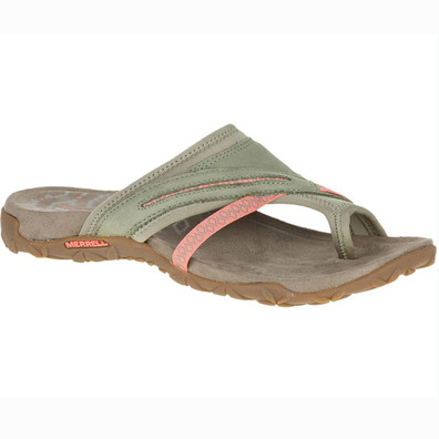 Sandalia Merrell Terran Post II W Beige / Coral