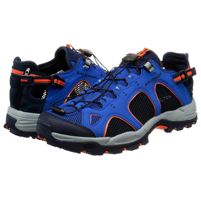 Salomon Techamphibian 3 Sandálias Azul / Laranja