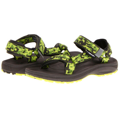 Teva Hurricane 2 Sandal Baby Verde / Preta