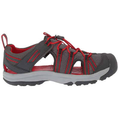 Sandalia Teva Manatee Kid Gris / Rojo