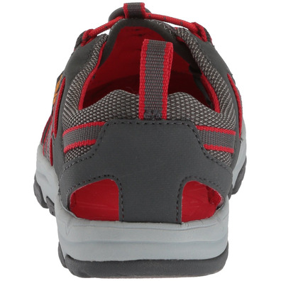 Sandalia Teva Manatee Kid Gris / Rojo