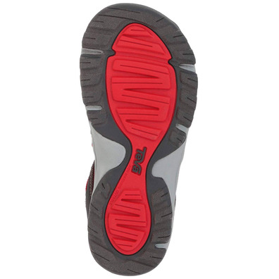 Sandalia Teva Manatee Kid Gris / Rojo