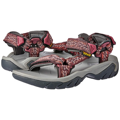 Sandalia Teva Terra Fi 5 W Garnet / Coral