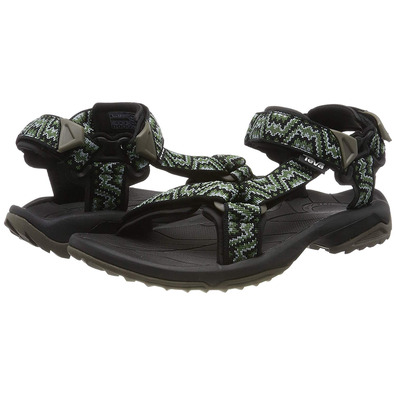 Sandalia Teva Terra Fi Lite Negro / Verde