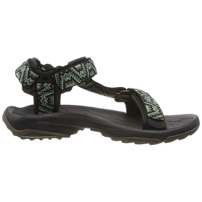 Sandalia Teva Terra Fi Lite Negro / Verde