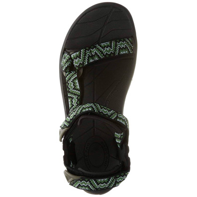 Sandalia Teva Terra Fi Lite Negro / Verde