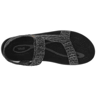 Sandalia Teva Terra Float 2 Knit Universal W Preto / Cinza