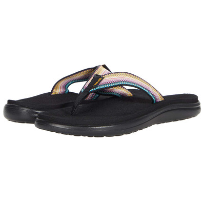 Sandália Teva Voya Flip W Preto / Multicolor