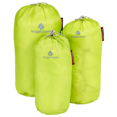 Conjunto de bolsa de armazenamento Eagle Creek Pack-It verde