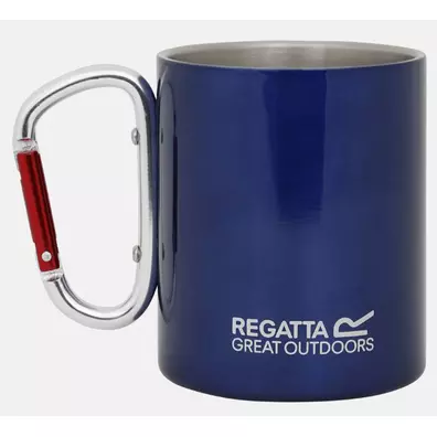 Caneca Regatta com Mosquetão, Azul Aço