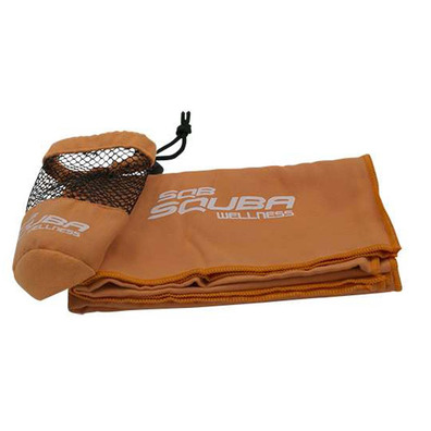 Toalha de microfibra Squba 1,30 x 80 laranja