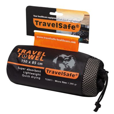 Toalha de microfibra TravelSafe 150x85 Gris
