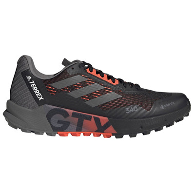 Tênis Adidas Terrex Agravic Flow 2 GTX preto/laranja