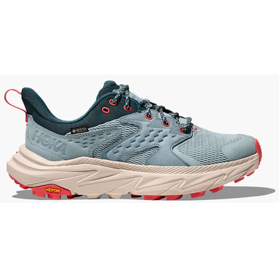 Tênis Hoka Anacapa 2 Low GTX W Azul/Coral