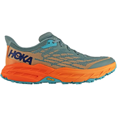 Sapato Hoka Speedgoat 5 Aquamarine/Laranja