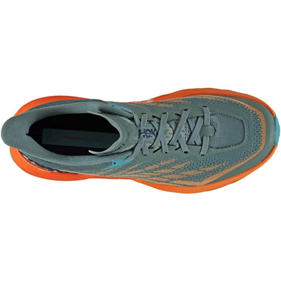 Sapato Hoka Speedgoat 5 Aquamarine/Laranja