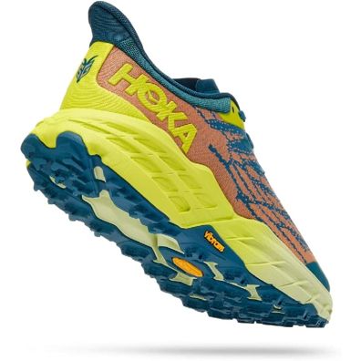 Sapato Hoka Speedgoat 5 Azul/limão/laranja