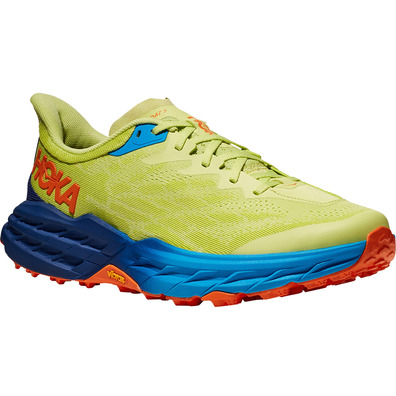 Tênis Hoka Speedgoat 5 Limão/Marinha