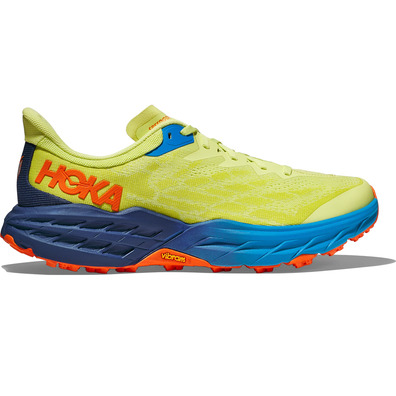 Tênis Hoka Speedgoat 5 Limão/Marinha