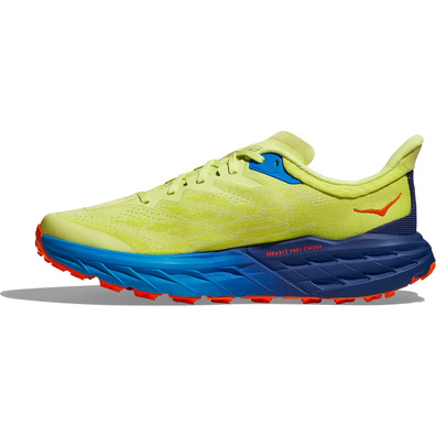 Tênis Hoka Speedgoat 5 Limão/Marinha