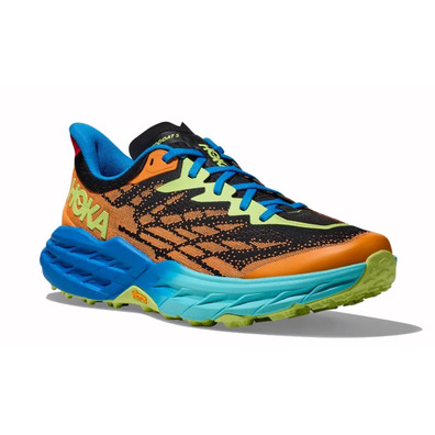 Sapato Hoka Speedgoat 5 laranja/preto/azul