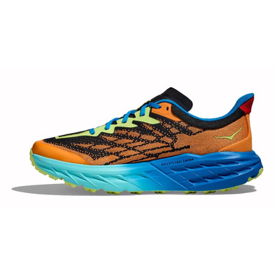 Sapato Hoka Speedgoat 5 laranja/preto/azul