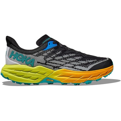 Sapato Hoka Speedgoat 5 preto/cinza/verde