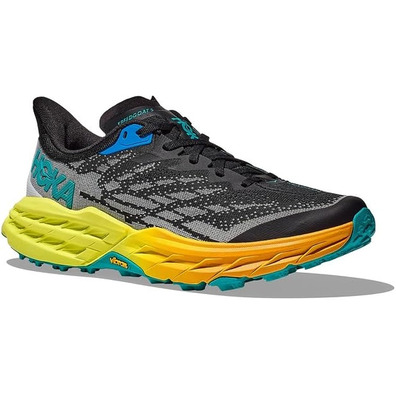 Sapato Hoka Speedgoat 5 preto/cinza/verde