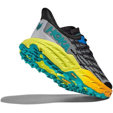 Sapato Hoka Speedgoat 5 preto/cinza/verde