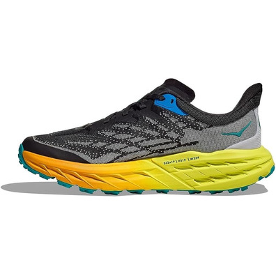 Sapato Hoka Speedgoat 5 preto/cinza/verde