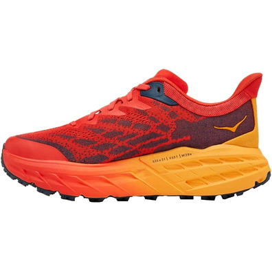 Sapato Hoka Speedgoat 5 Vermelho/Laranja