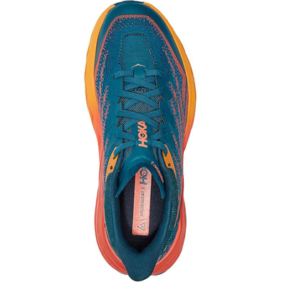 Sapato Hoka Speedgoat 5 W Azul/Coral
