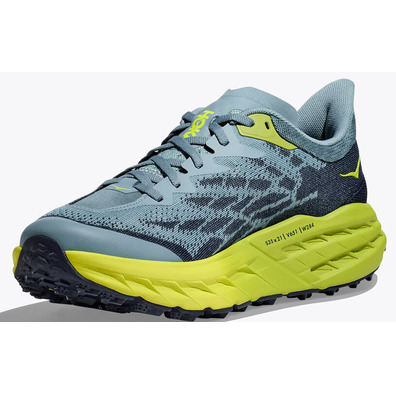 Tênis Hoka Speedgoat 5 largo azul/limão