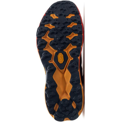 Sapato Hoka Speedgoat 5 largo vermelho/laranja