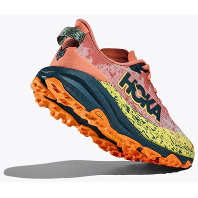 Tênis Hoka Speedgoat 6 W Salmão/Amarelo