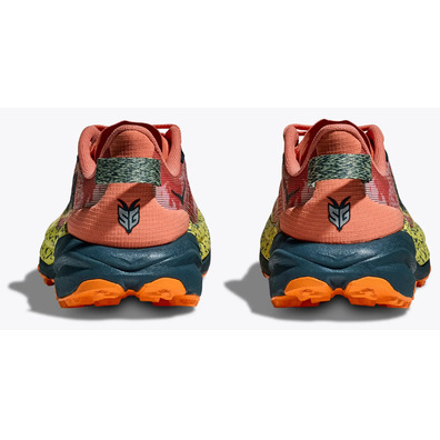 Tênis Hoka Speedgoat 6 W Salmão/Amarelo